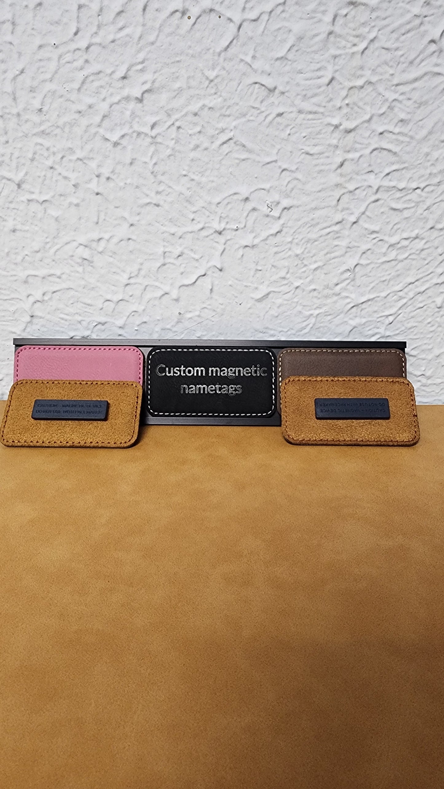Leather Magnetic Tags