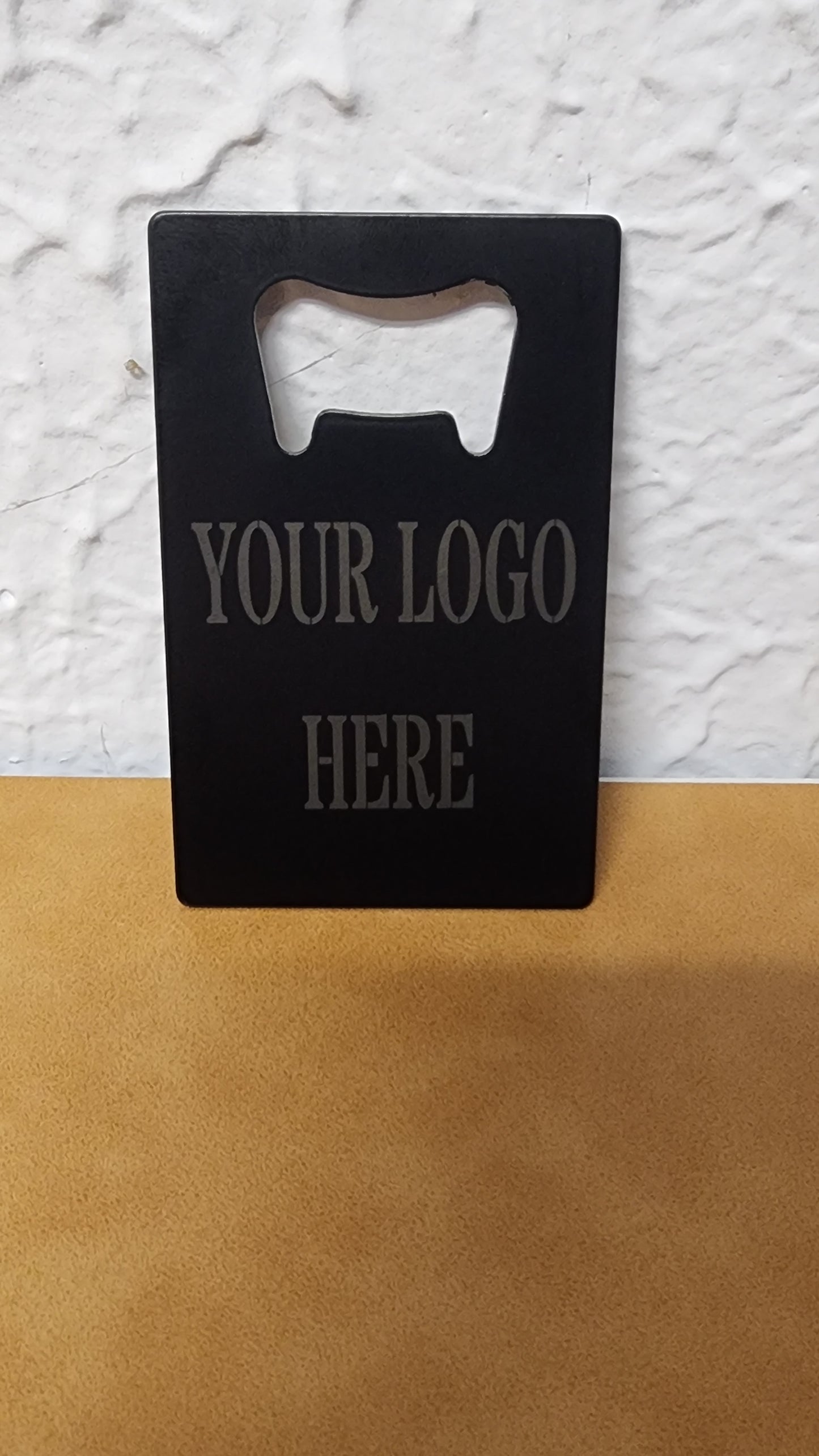 Engraved Metal Bottle Opener Cards