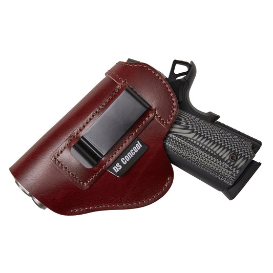 UNISEX INSIDE WAISTBAND LEFT-HANDED LEATHER HOLSTER
