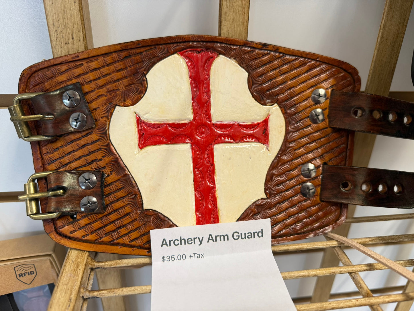 Custom Leather Archery Arm Guard